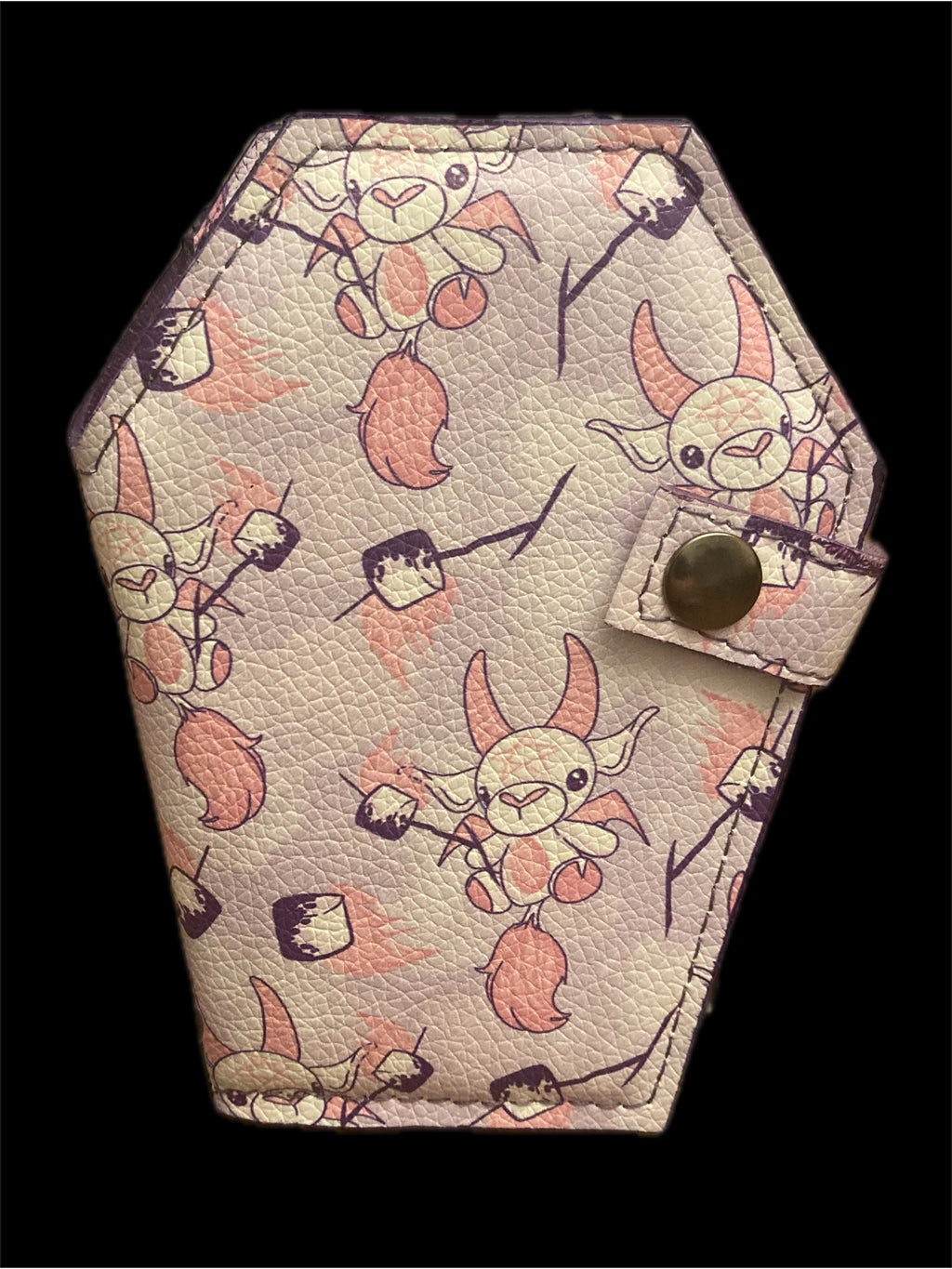 Coffin wallet small Baby baphomat