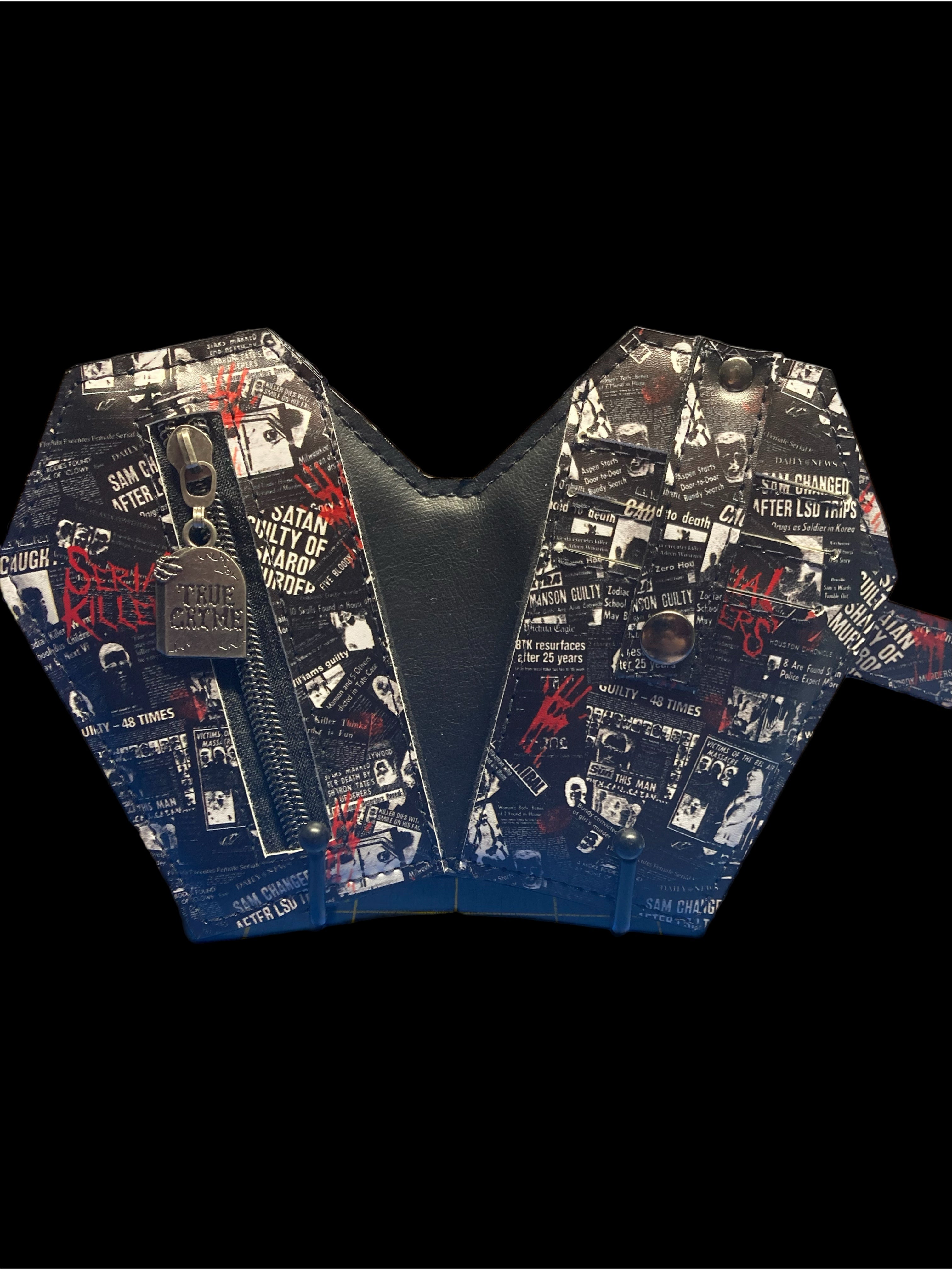 Coffin wallet small true crime