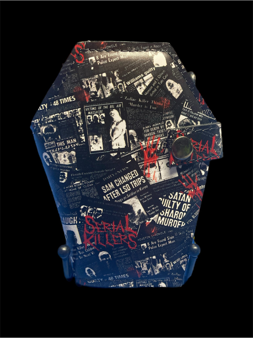 Coffin wallet small true crime