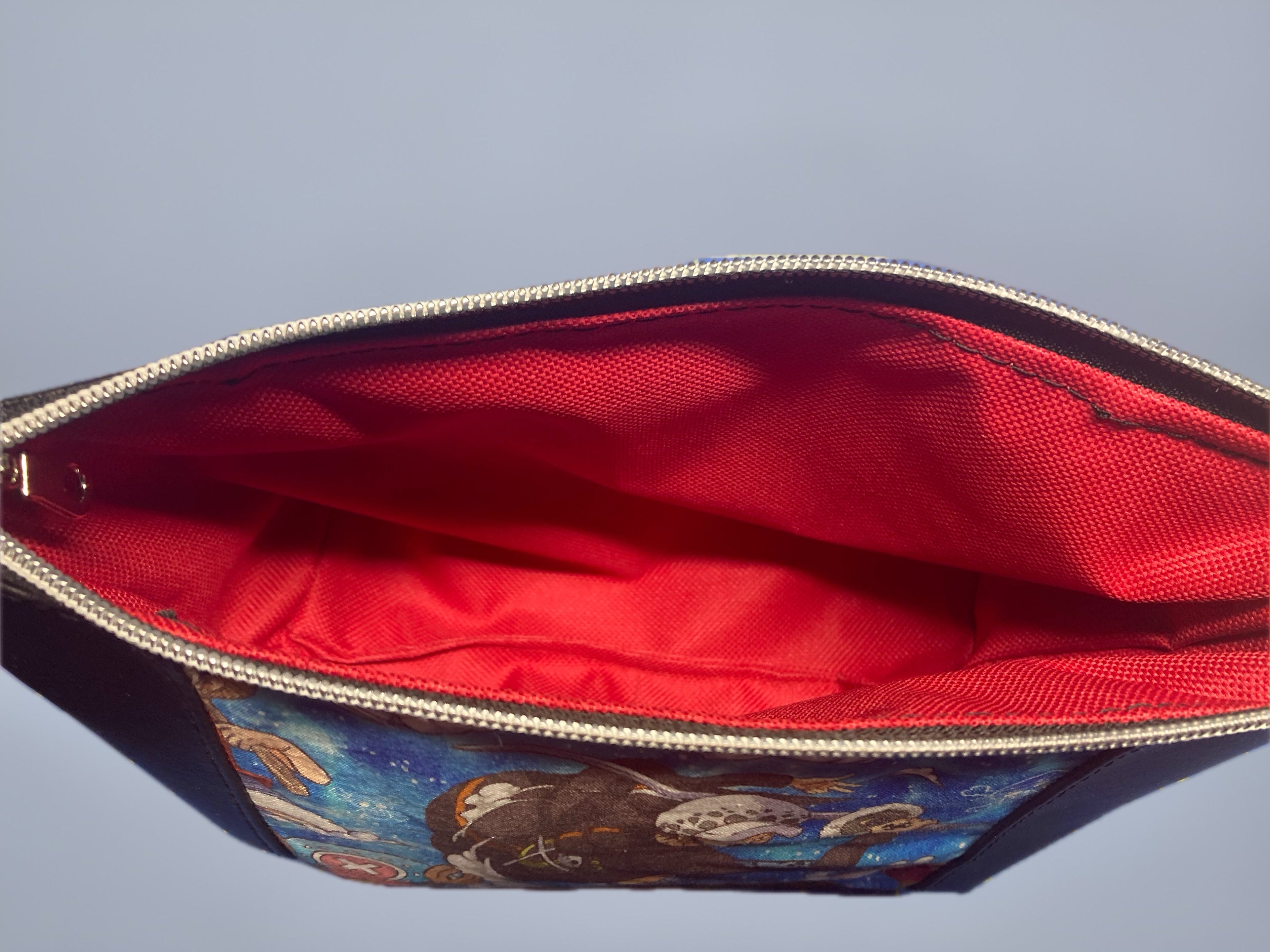 Zippered pouch sop