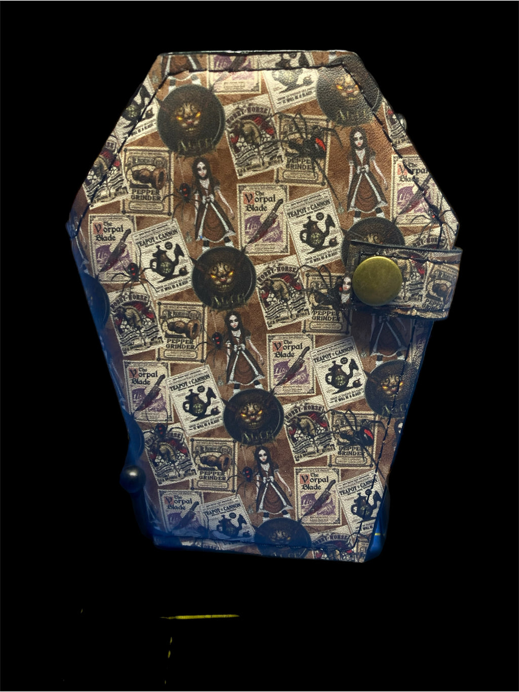 Coffin wallet small dark girl