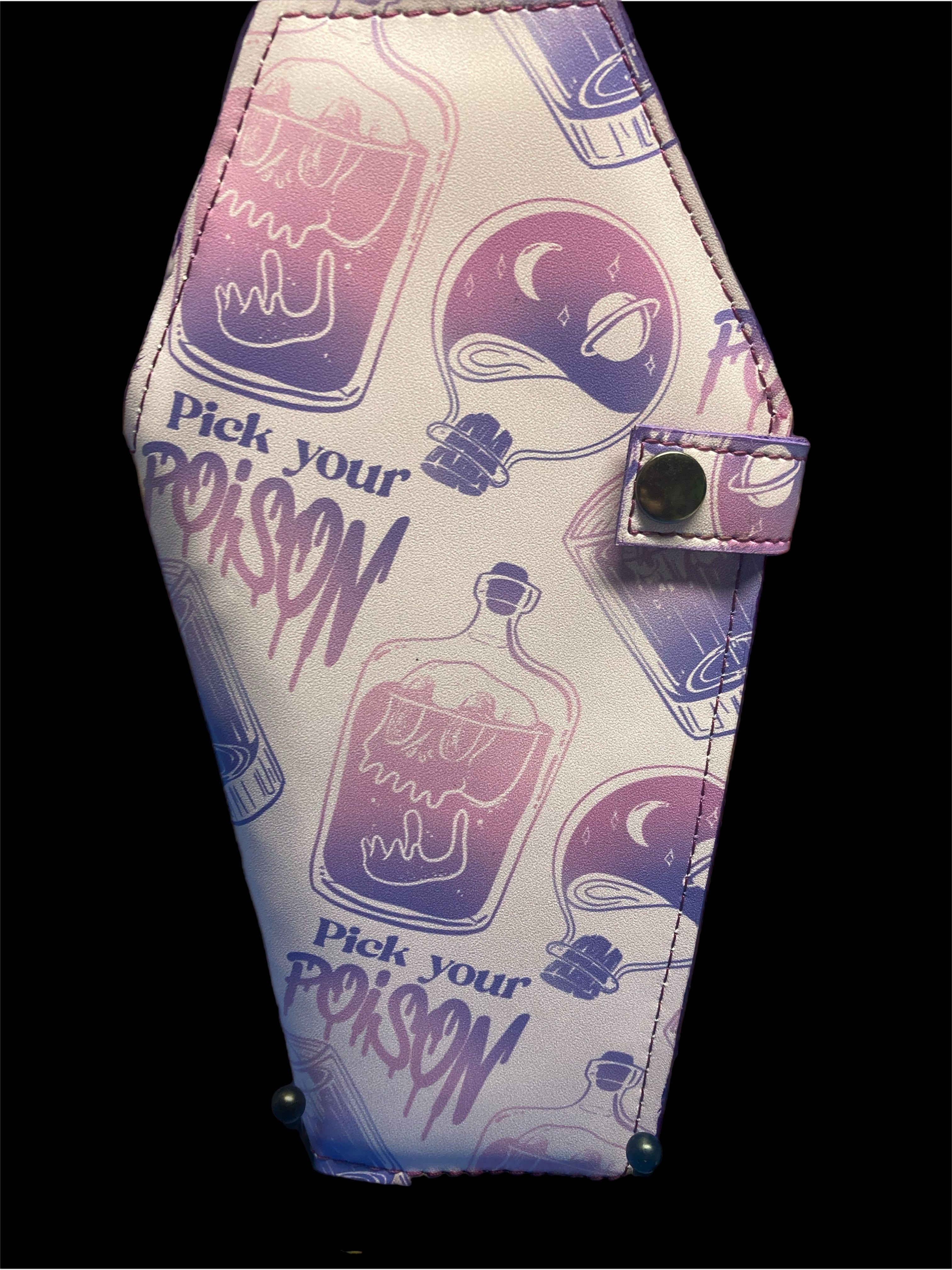 coffin wallet large poison